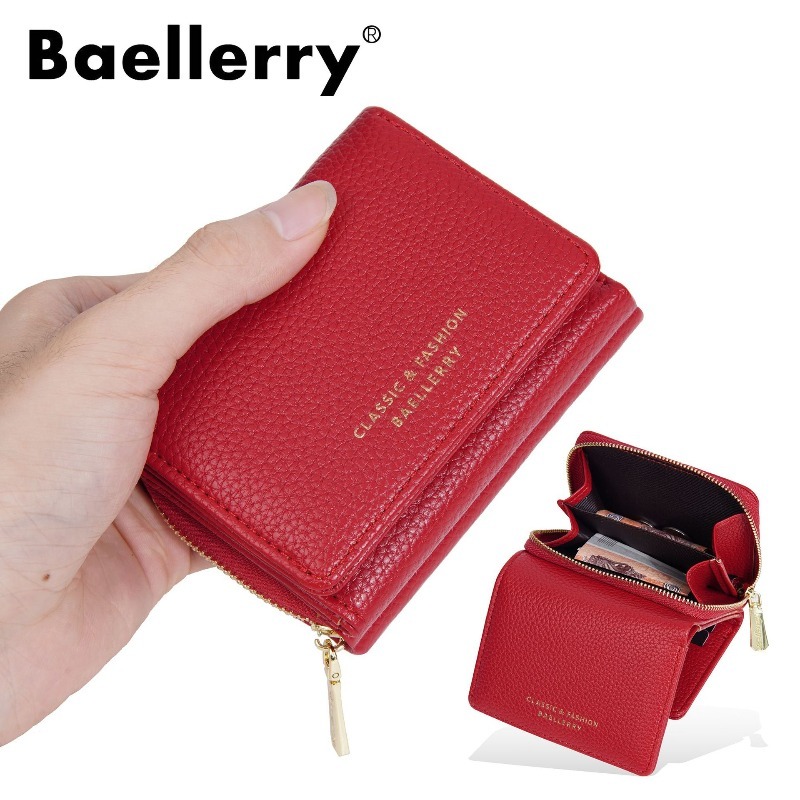 Women Bags Flipkart - Portfel damski Baellerry, krótki, składany na