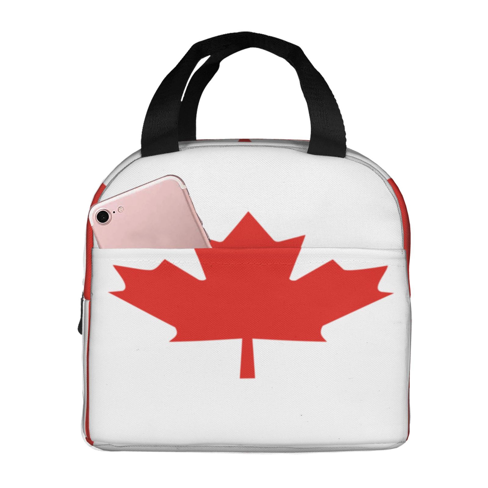 Women Bags Canada - Torba na lunch z motywem flagi