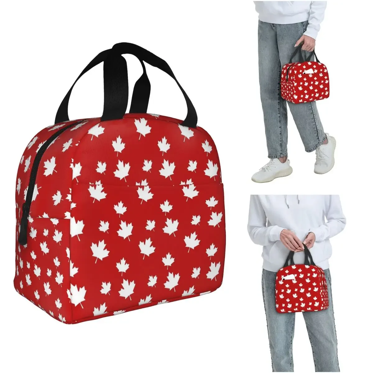 Women Bags Canada - Torba termiczna na lunch z motywem