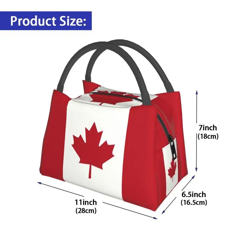 Torby na lunch z flagą Kanady  – Women Bags Canada recenzja i cena