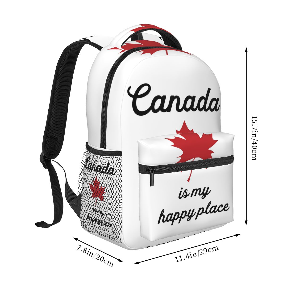 Plecak z motywem liścia klonow – Women Bags Canada recenzja i cena