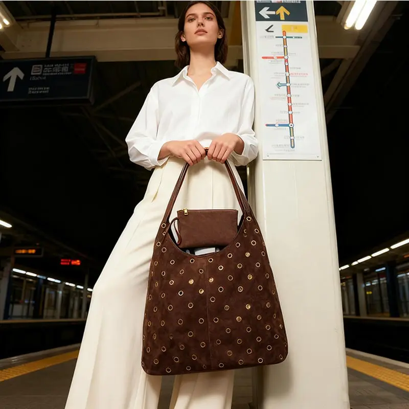 Zamszowa torba typu tote z met – Women Bags Aldo recenzja i cena