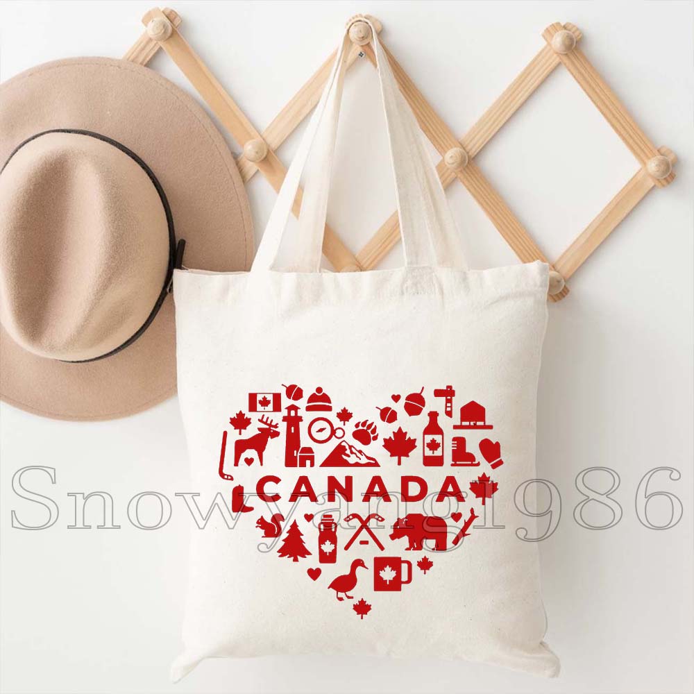 Torba płócienna z mapą Kanady, – Women Bags Canada recenzja i cena