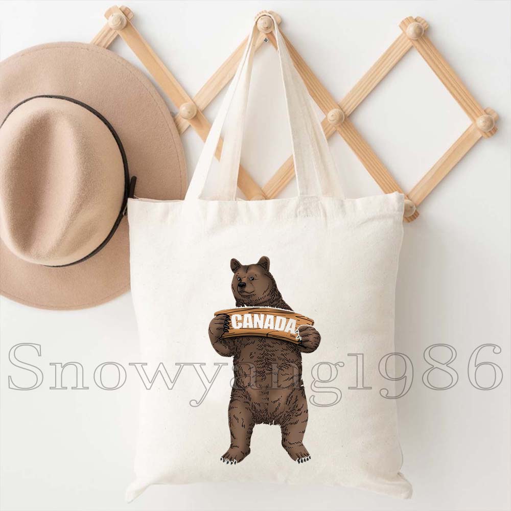 Torba płócienna z mapą Kanady, – Women Bags Canada recenzja i cena