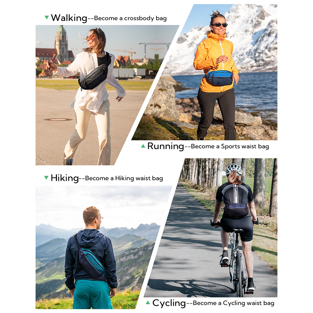WATERFLY Fanny Pack Waist Bag  – Women Bags Deals recenzja i cena