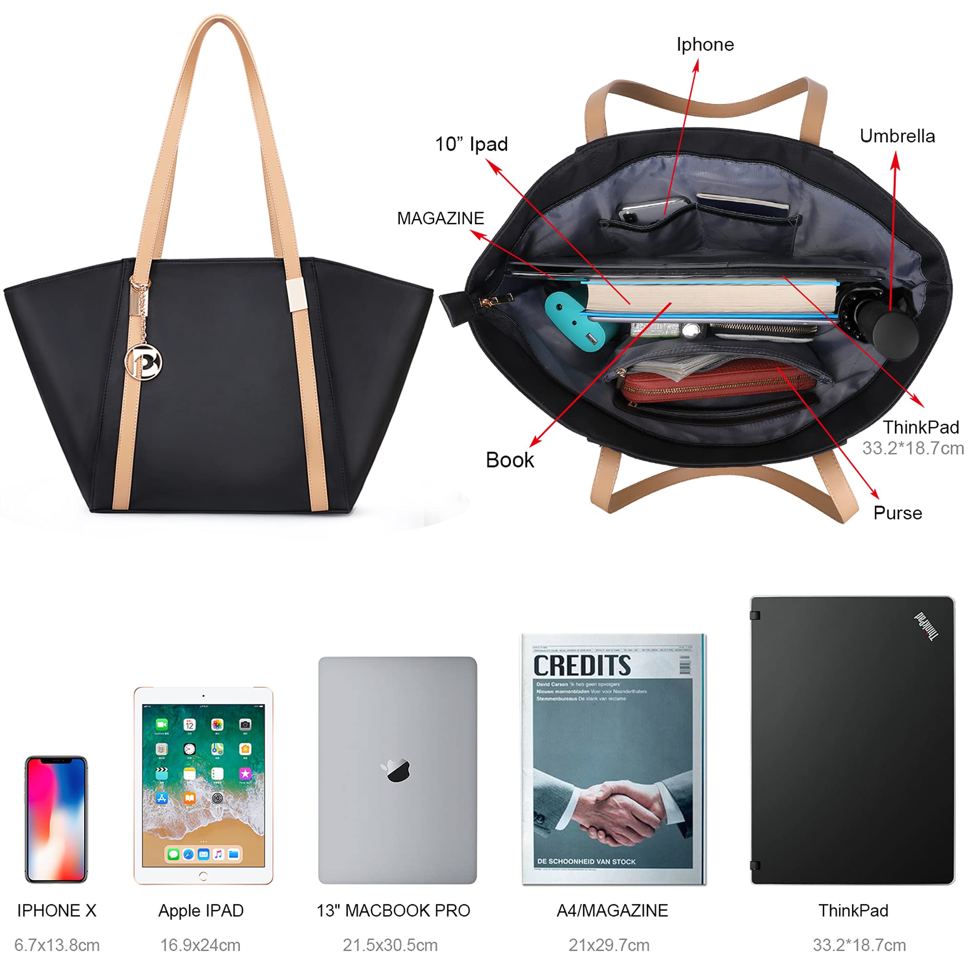 Torba typu tote Pomelo Best z  – Women'S Best Bags For Work recenzja i cena