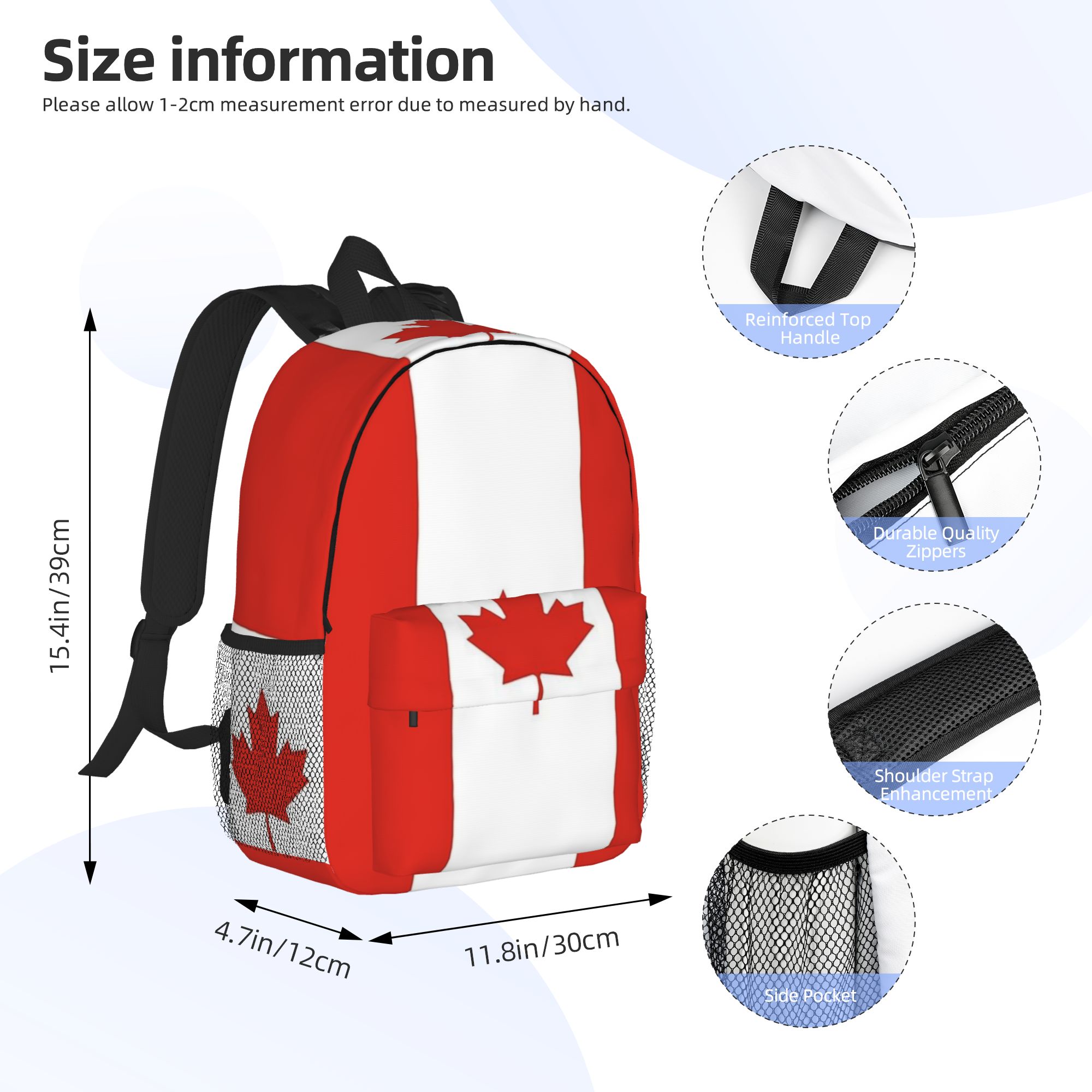 Plecak z flagą Kanady, kultura – Women Bags Canada Sale recenzja i cena