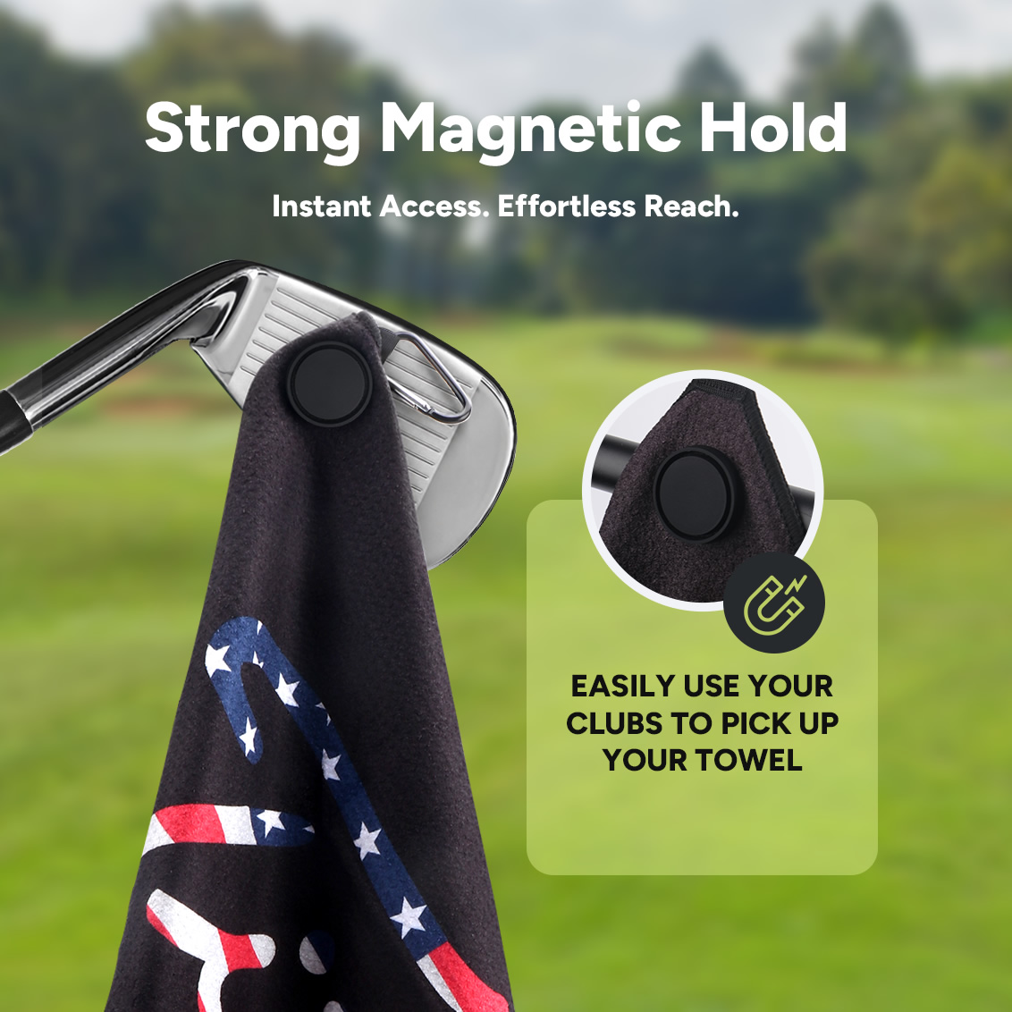 Ręcznik golfowy magnetyczny z  – Women X Bags recenzja i cena
