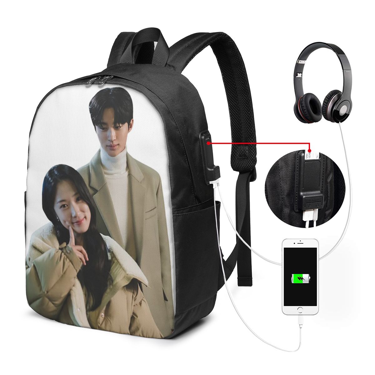 Uroczy plecak dla fanów Kdrama – Women'S Bag recenzja i cena